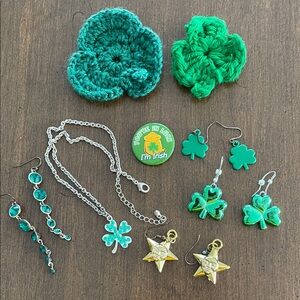Assorted Green Shamrock bling